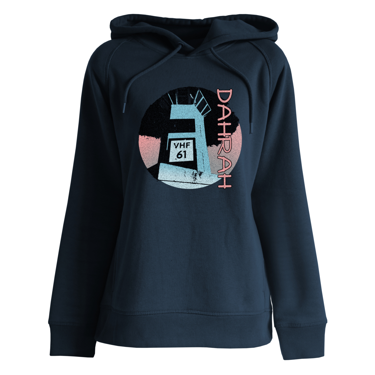 Beautiful high quality organic hoodie with print of a Dutch lighthouse.