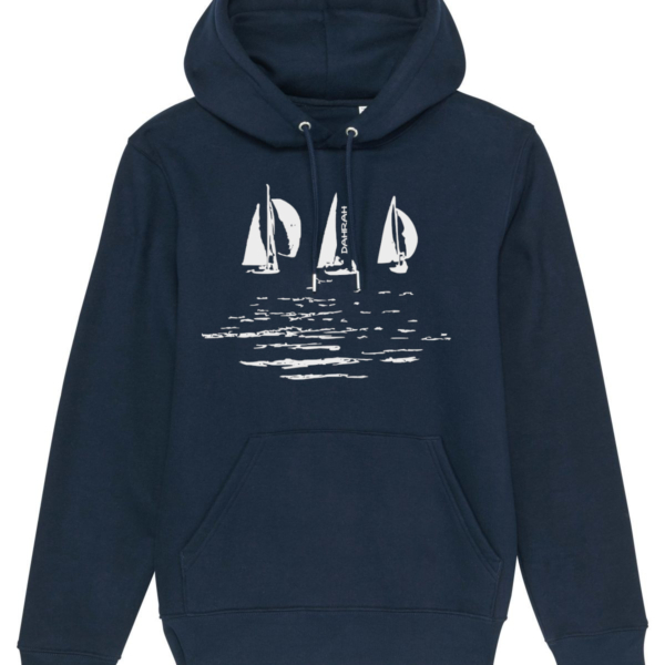 Dahrah Darah High quality hoodie with print of sailboats.